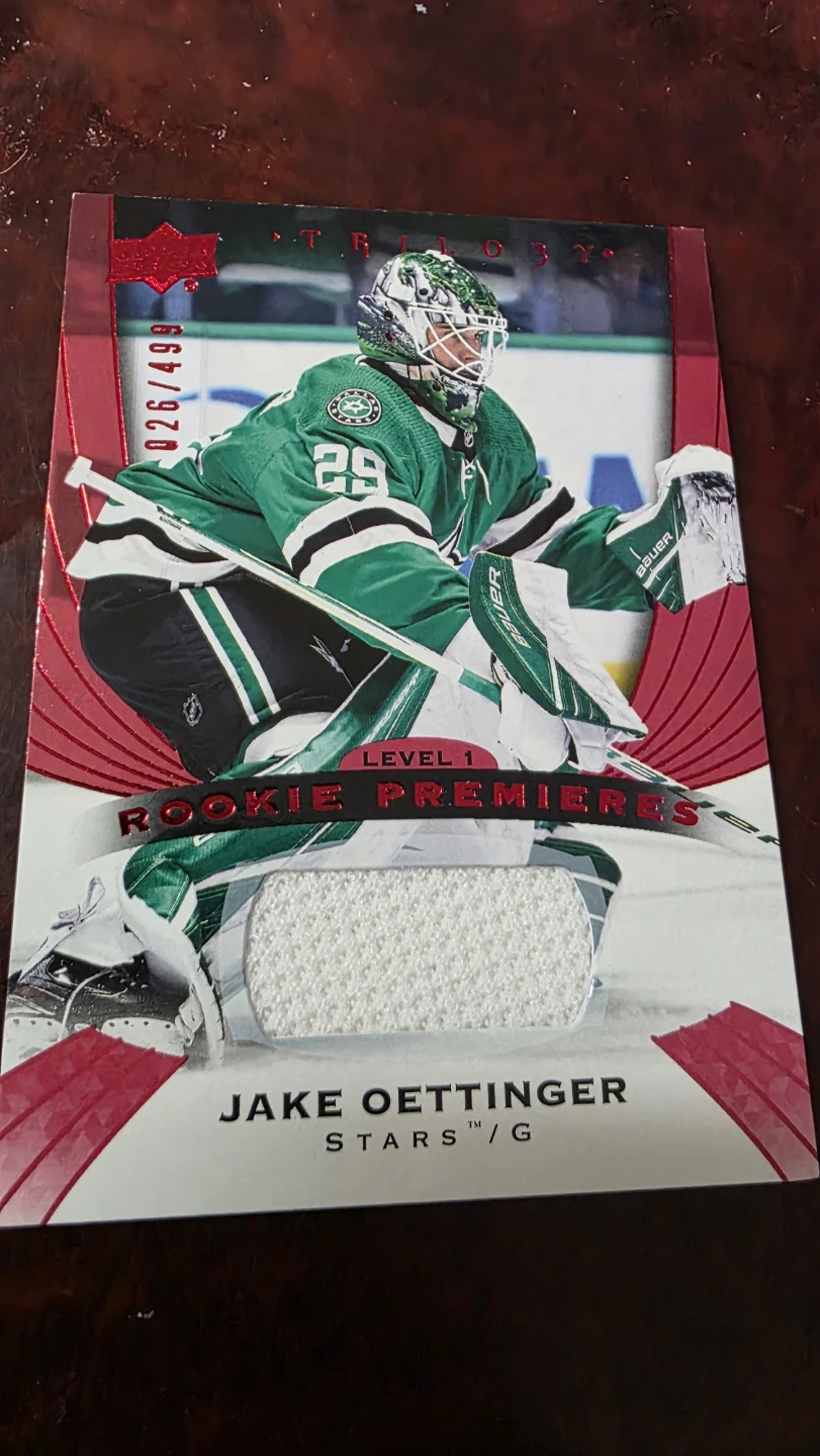 Jake Oettinger "Rookie Premieres"