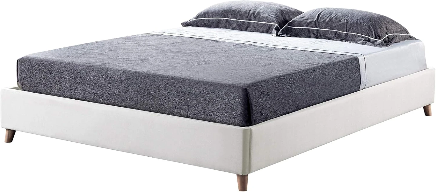Furniture of America 12" Queen Upholstered Platform Bed