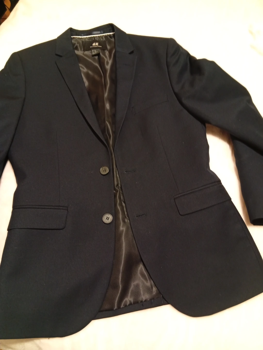 H&M Slim Fit Blazer - Navy