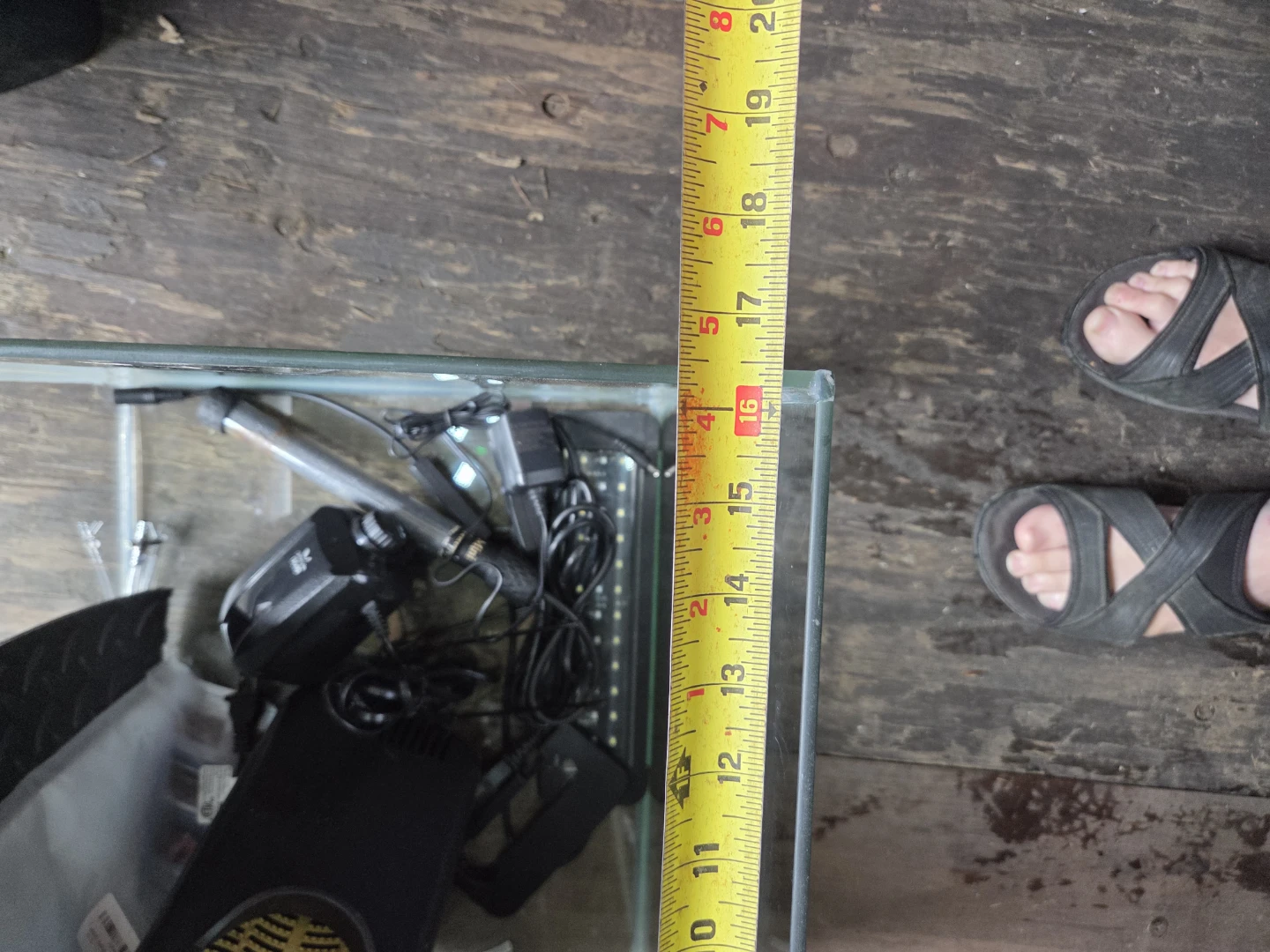 Rimless 28G glass Aquarium Tank with Accessories - photo 2