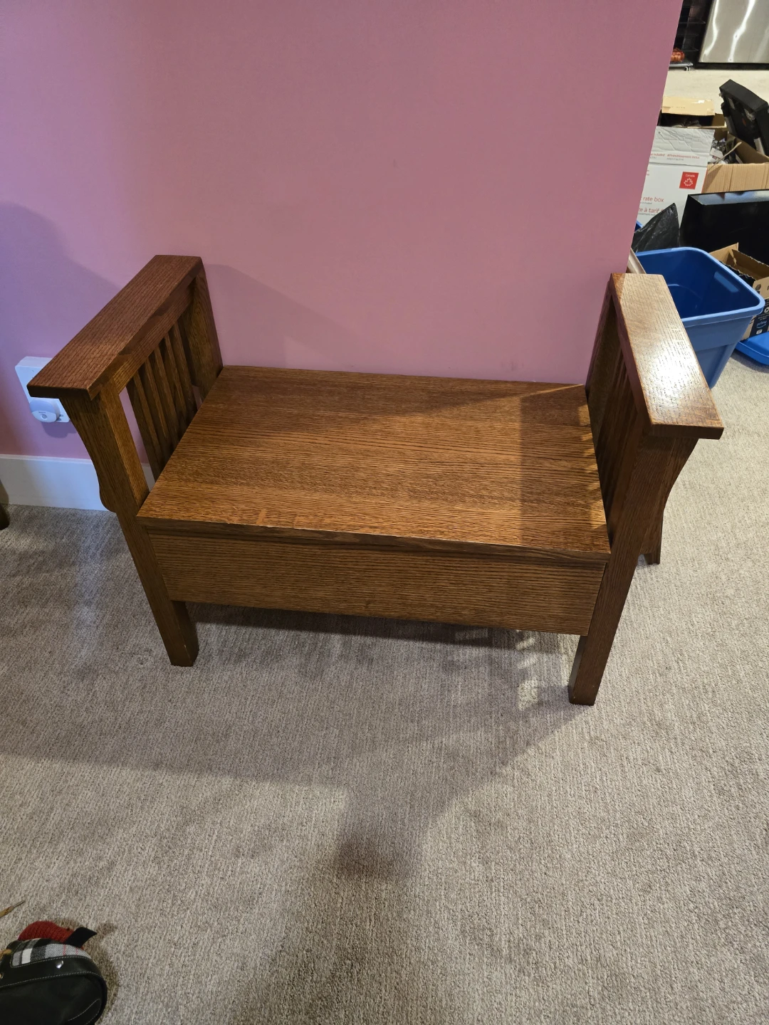 Wooden Storage Bench
