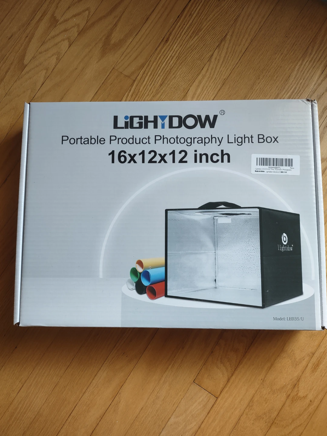 LIGHT&DOW Portable Product Photography Light Box 16x12x12 inch