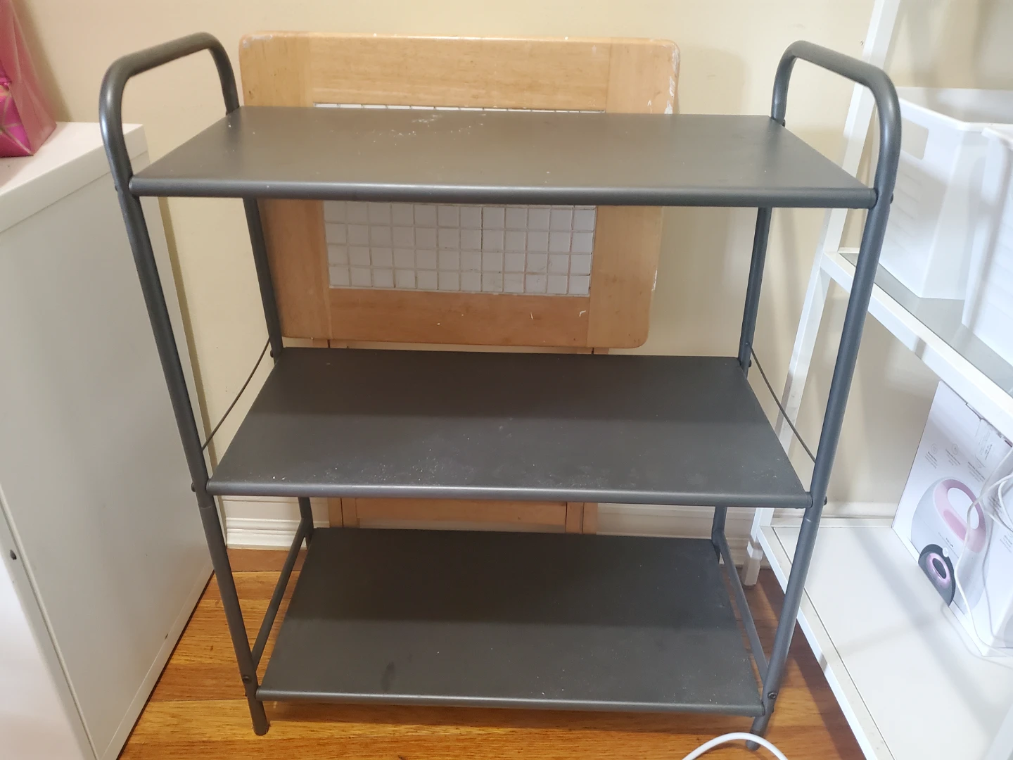 3-Tier Metal Shelving Unit