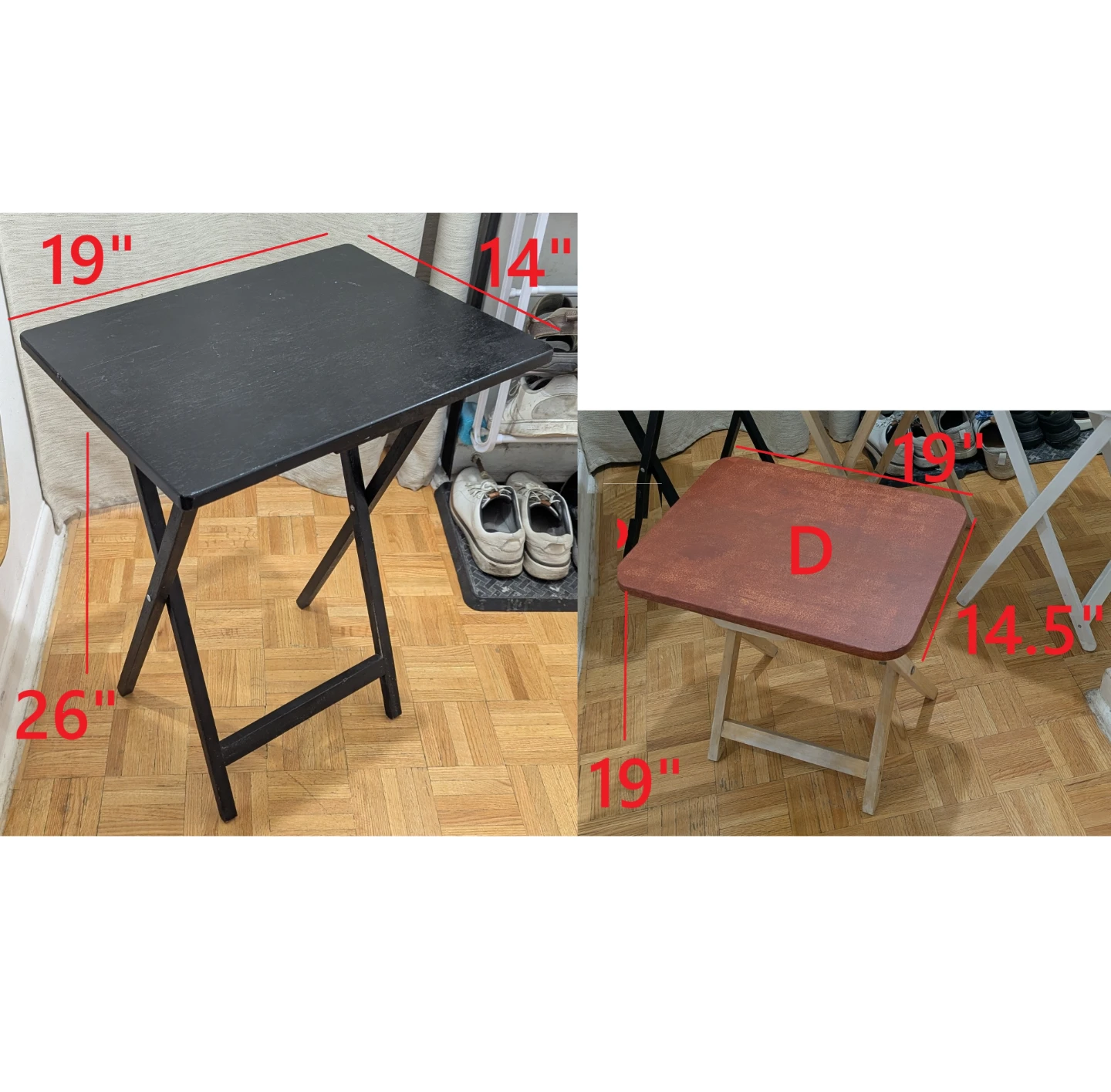 Portable Folding Wood TV Bed Tray\Dinner Table Furniture