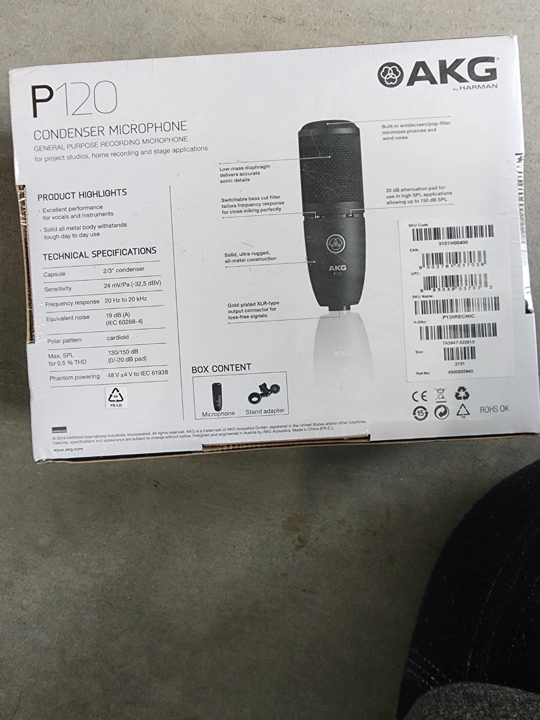 AKG P120 Condenser Microphone
