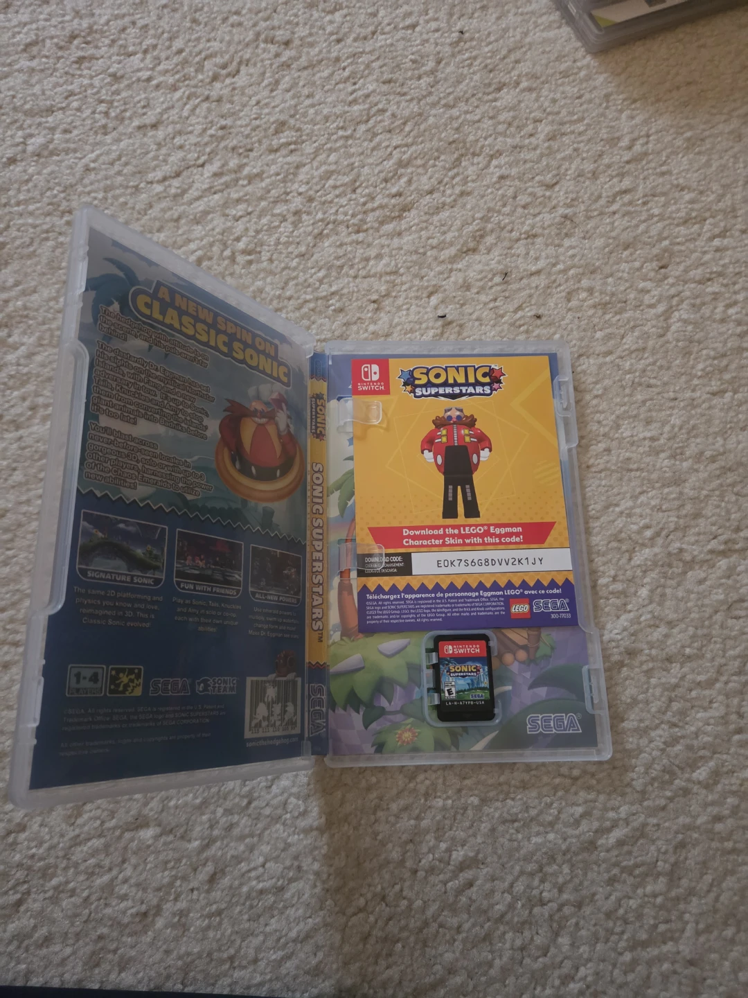 Nintendo Switch Sonic Superstars Video Game - photo 3