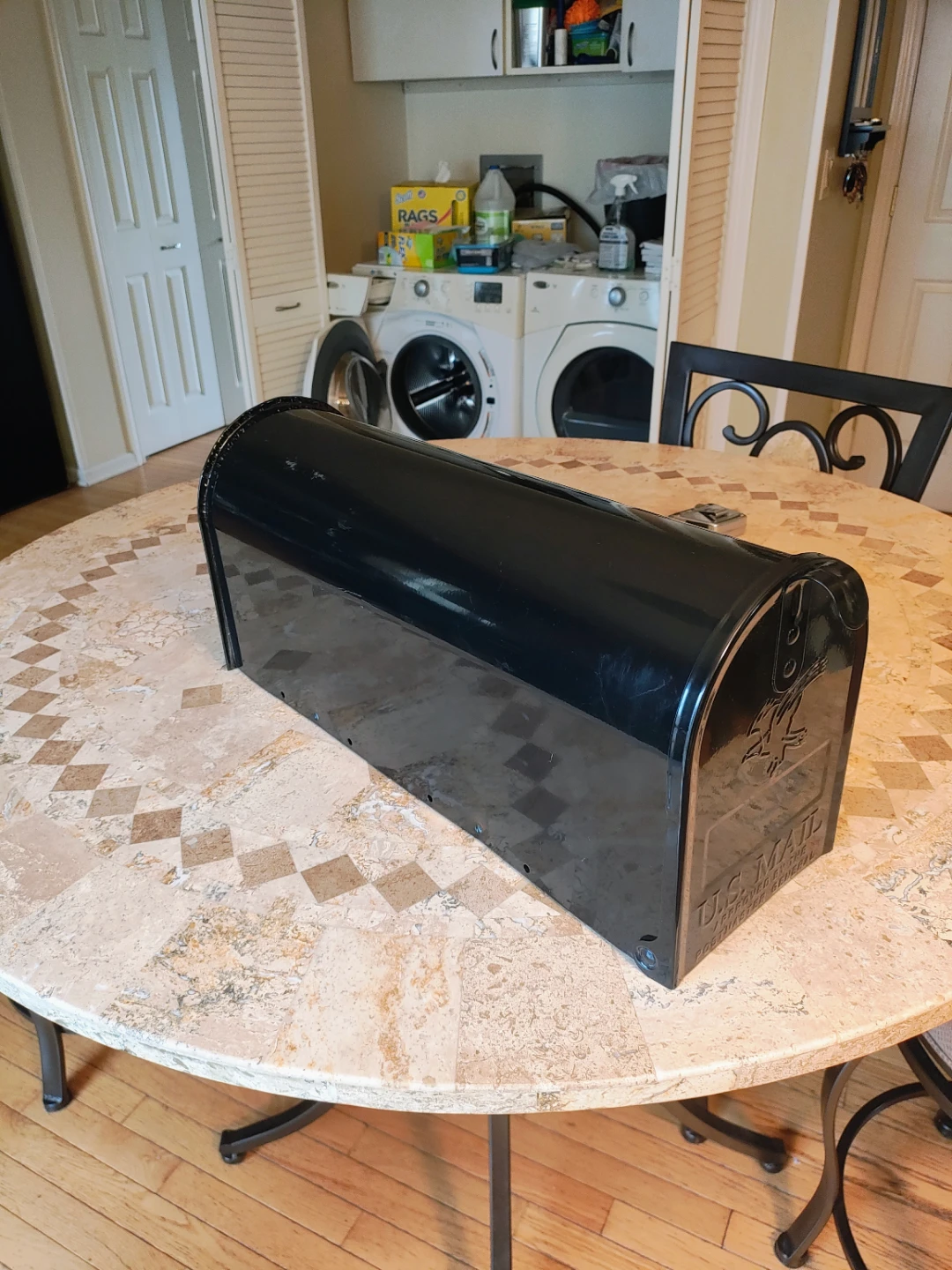 Black US Mailbox - photo 3
