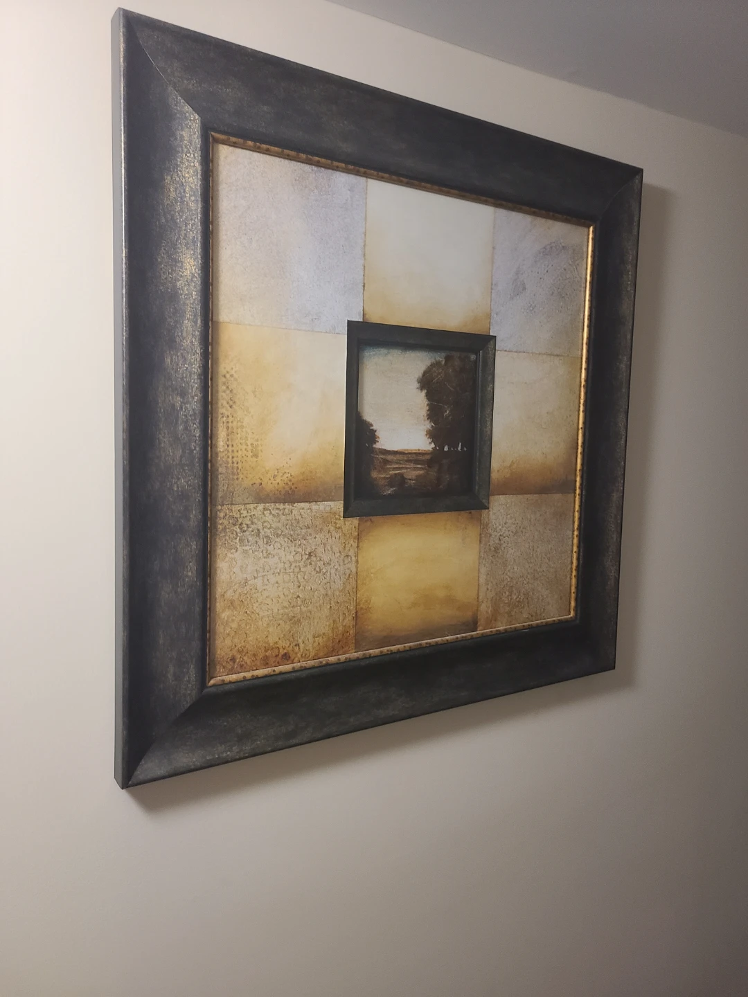 Framed Wall Art with Tree Design - photo 3