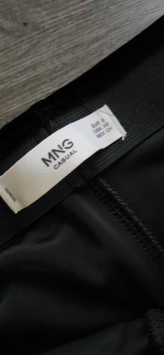 Black faux plazo pants - photo 2
