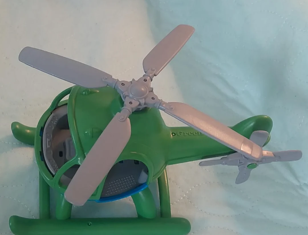 Green Toy Helicopter