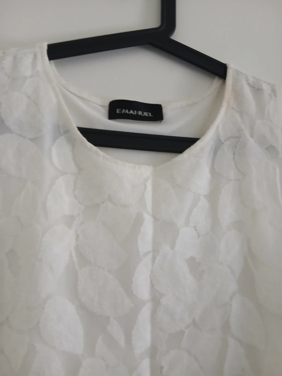 Emanuel White Sleeveless Lace Dress - photo 2