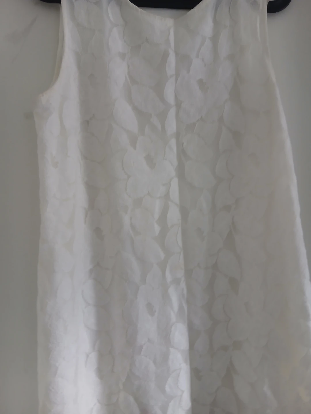 Emanuel White Sleeveless Lace Dress - photo 3