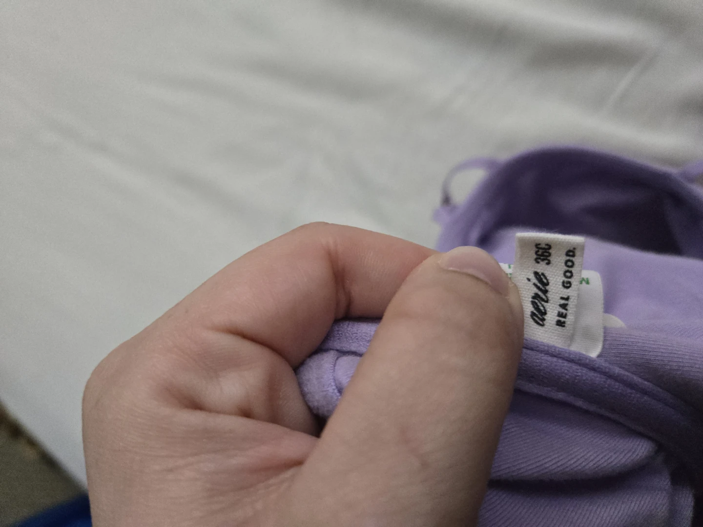 Aerie Lilac Lace Bralette - 36C - photo 2