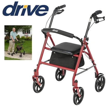 NEW- Drive Medical Four Wheel Rollator