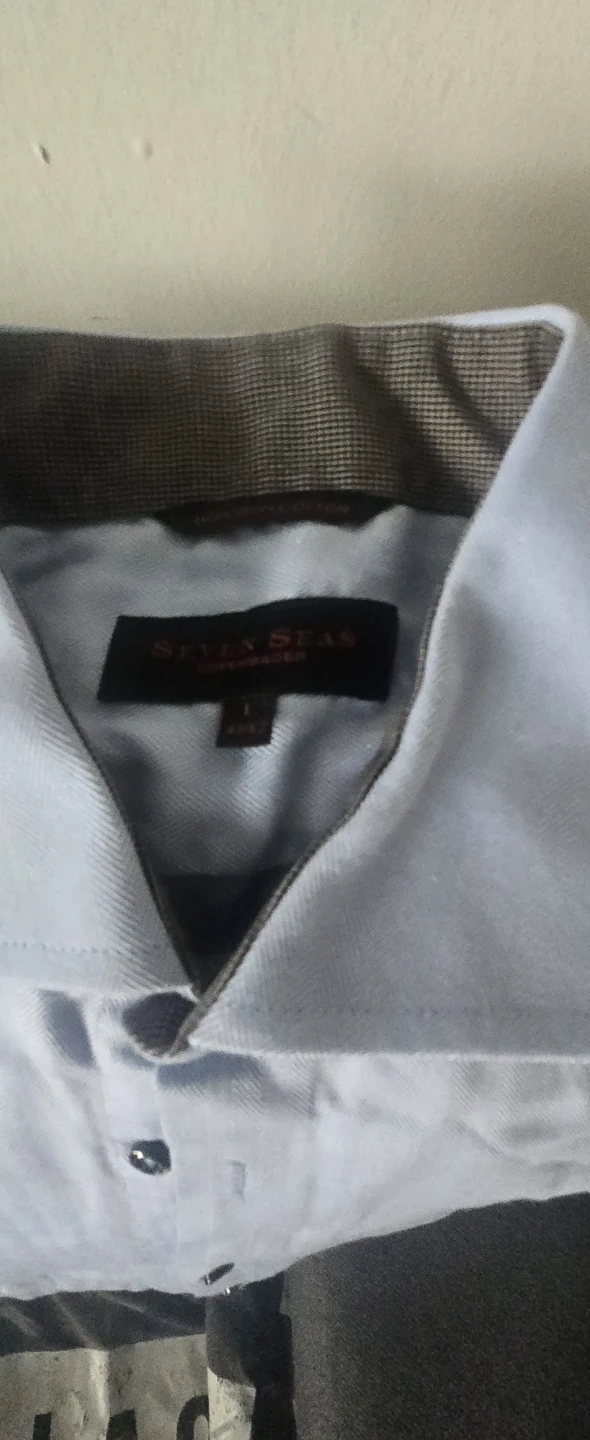 Seven Seas Men's Dress Shirt - Blue - photo 2