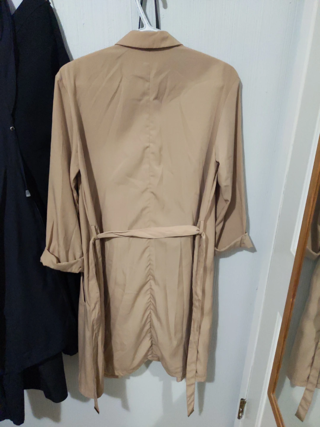 H&M Beige Waterfall Duster Jacket - photo 3