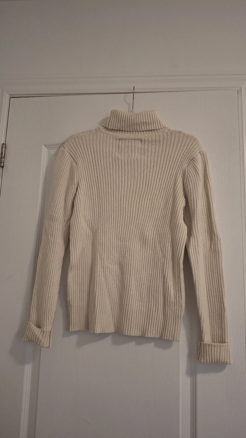 Cream Turtleneck Sweater - photo 2