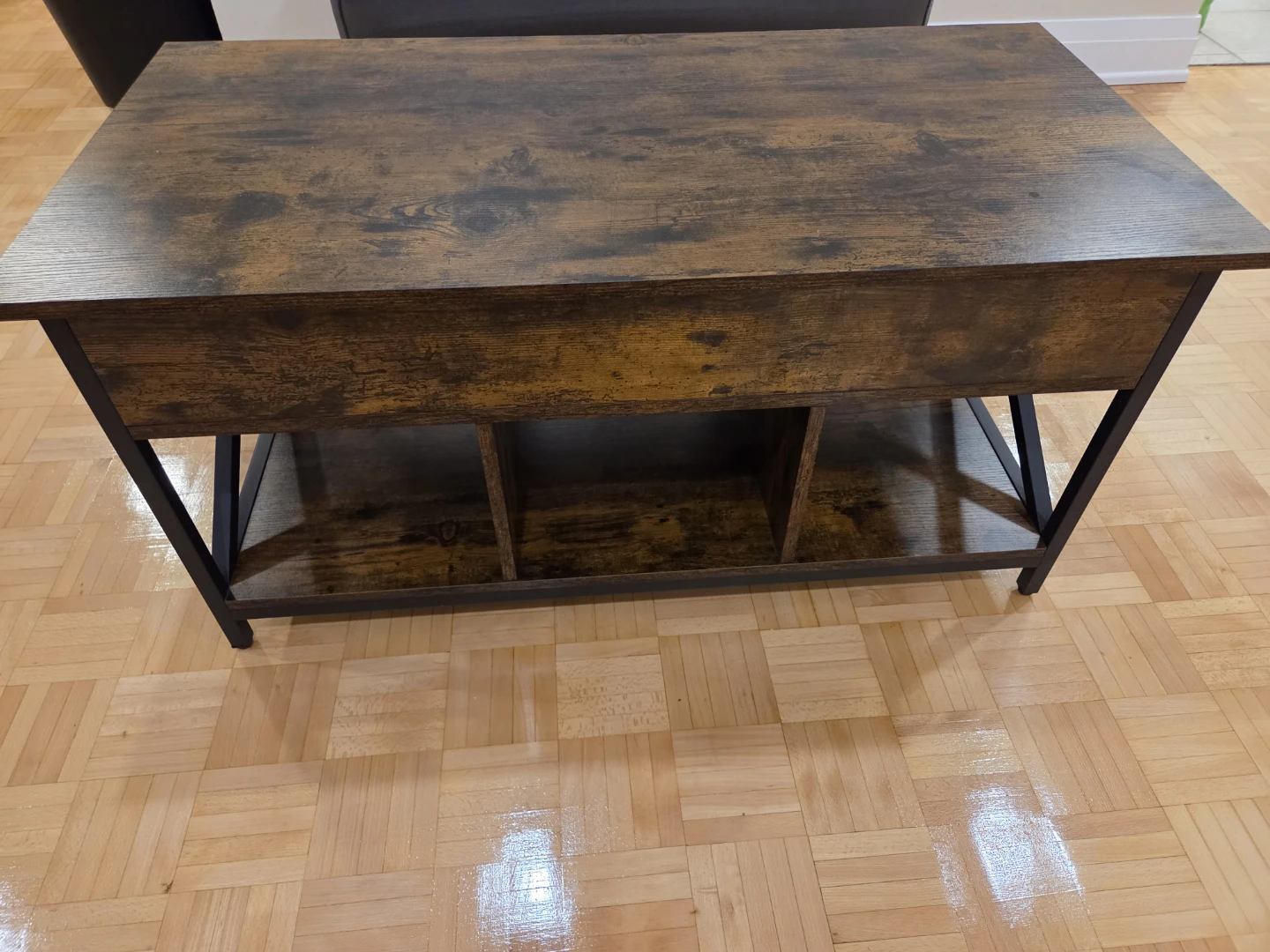 Lift Top Coffee Table with Storage - photo 4