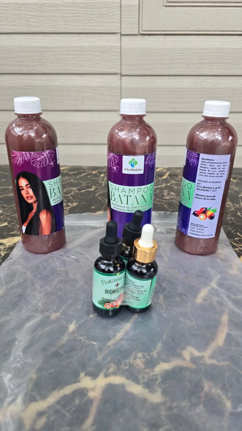 D'La Moskitia Shampoo Batana Set