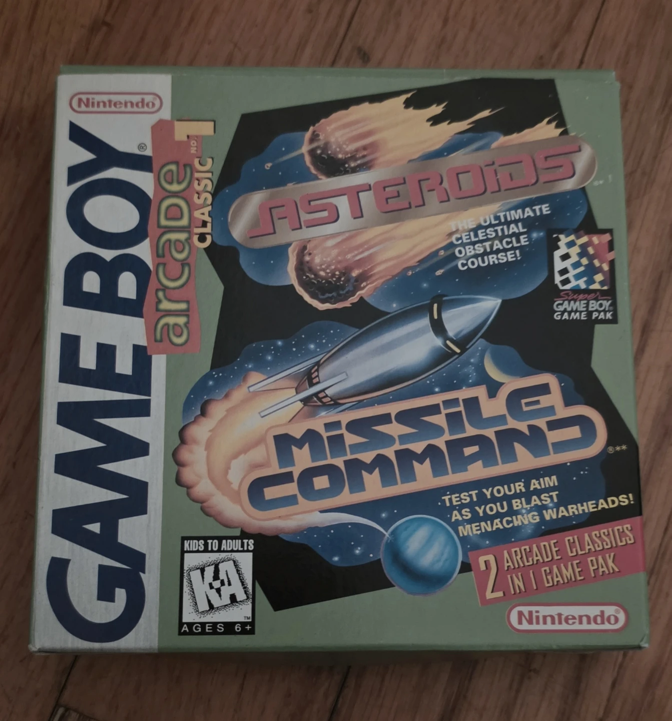 Nintendo Game Boy Asteroids & Missile Command Arcade Classic 1 - photo 4