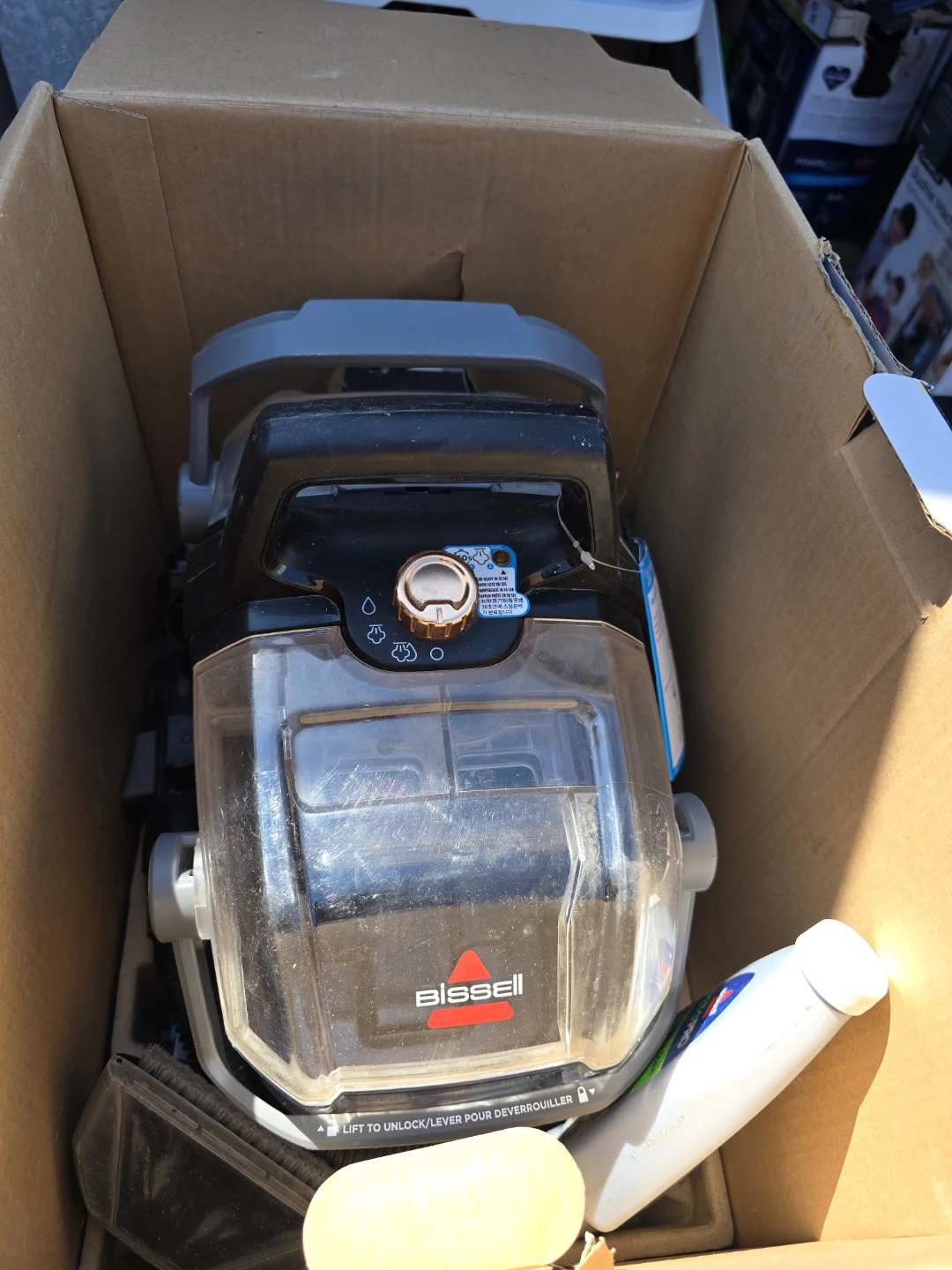Bissell Little Green Hydrosteam Pet Portable Upholstery Cleaner - photo 2