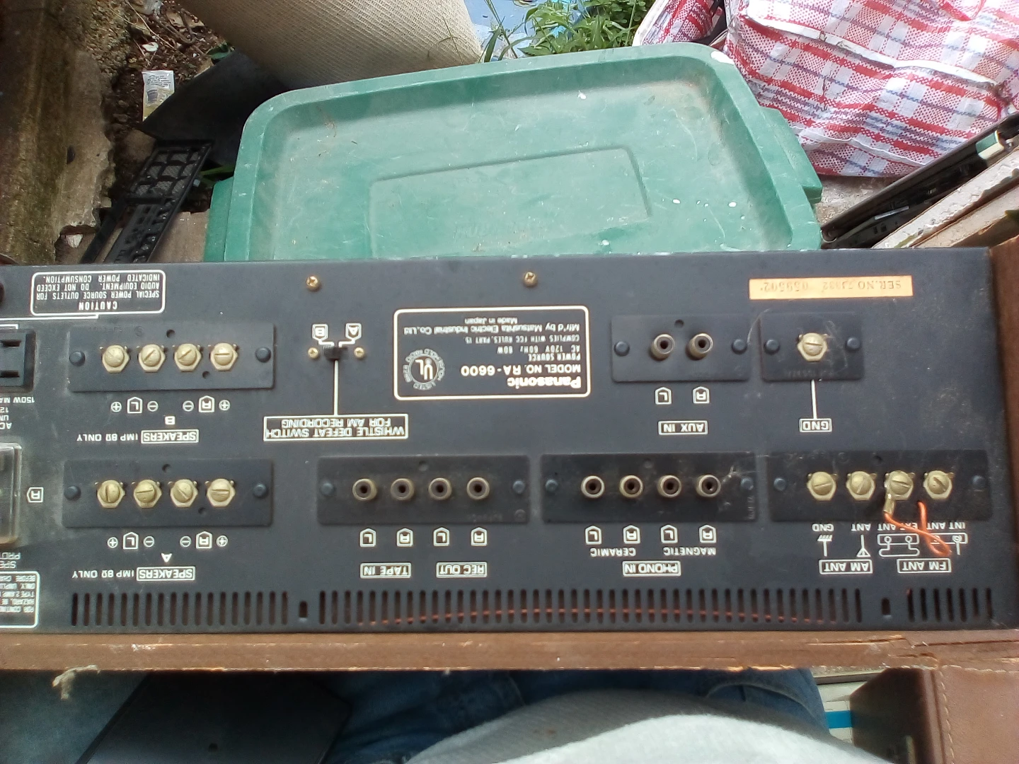 Panasonic RA-6600 Integrated Receiver with 8-Track Recorder - photo 4