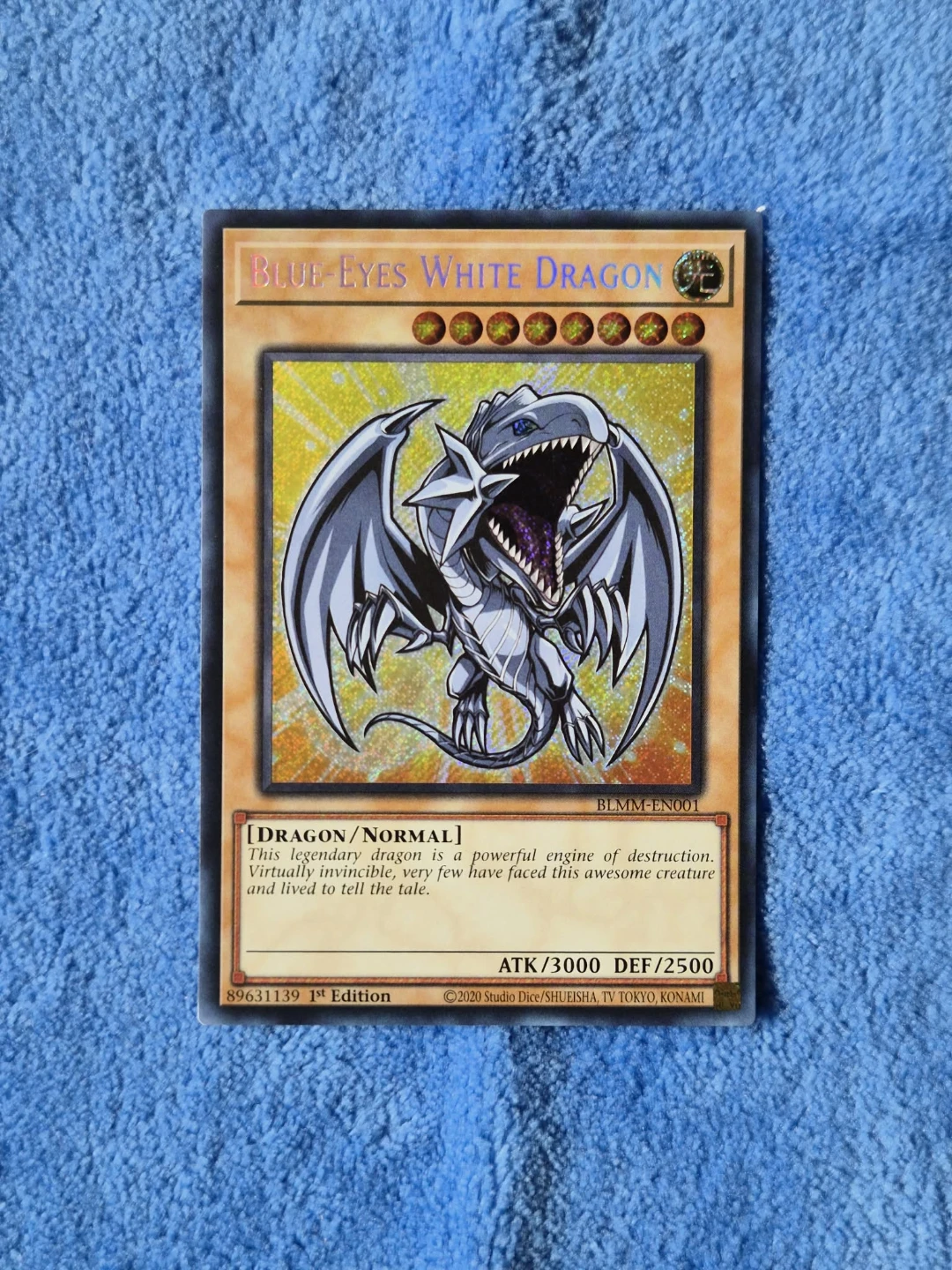 Read Bio | SR Blue-Eyes White Dragon [BLMM-ENOO1 - 1ST Edition]