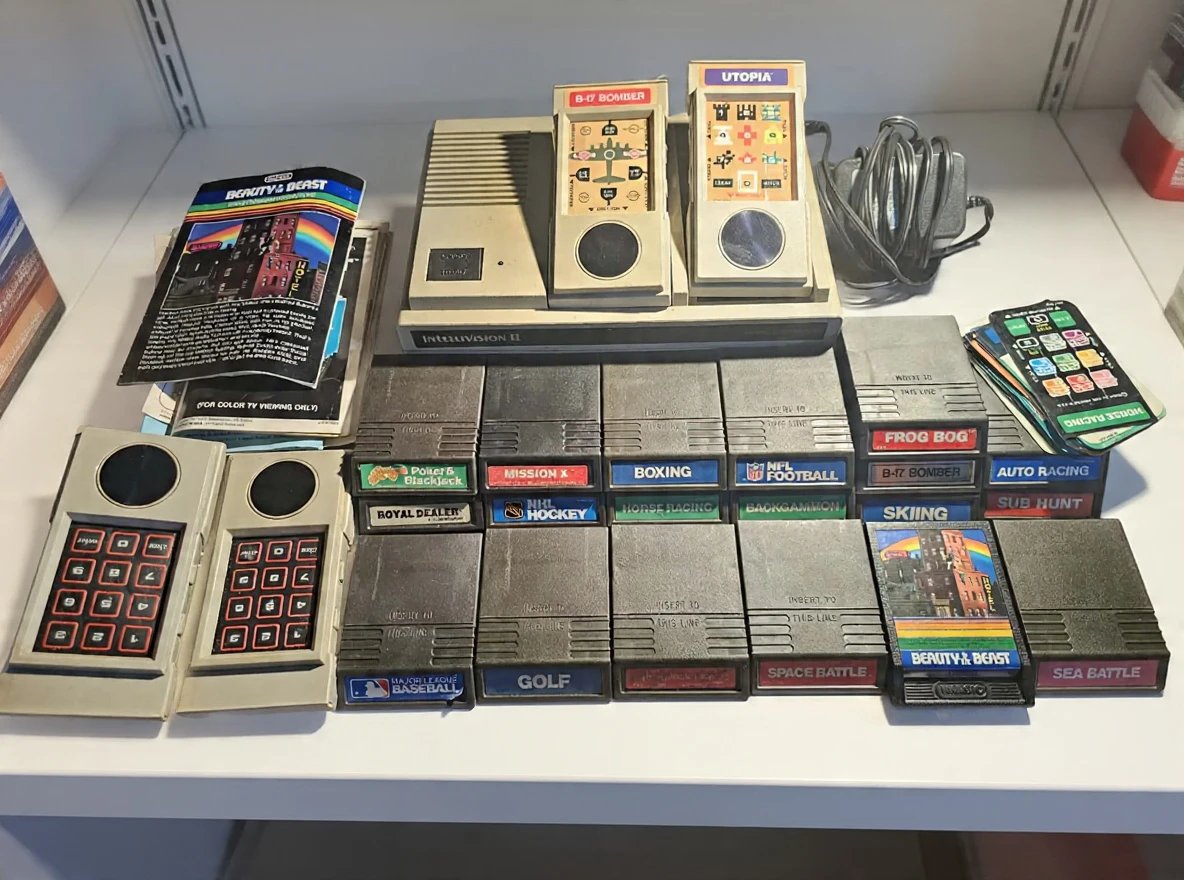 Intellivision II Console with Games and Controllers
