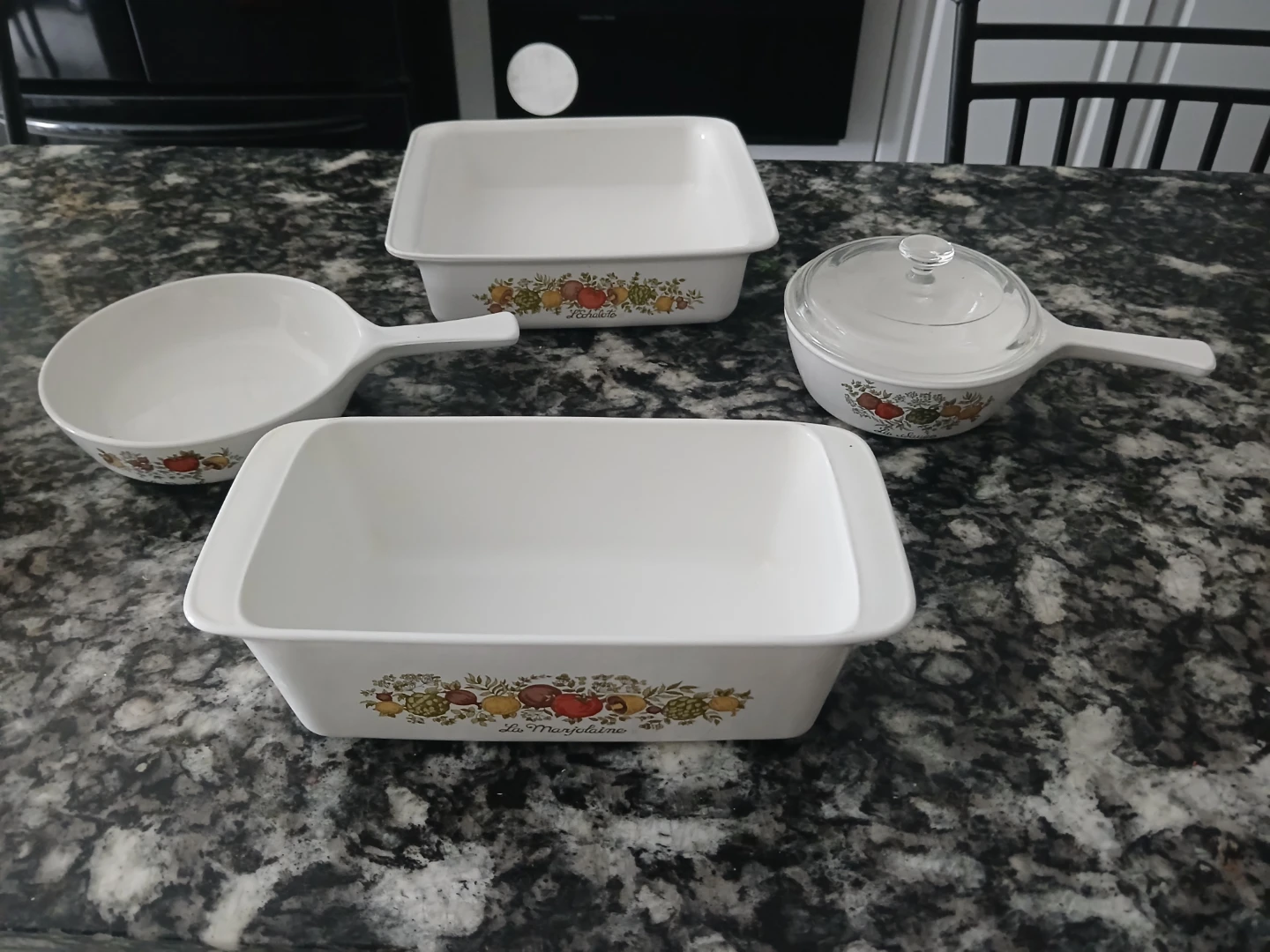 CorningWare Spice O' Life and Corelle tableware set
