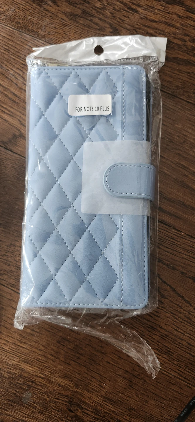 Quilted Phone Case with Strap for Note 10 Plus