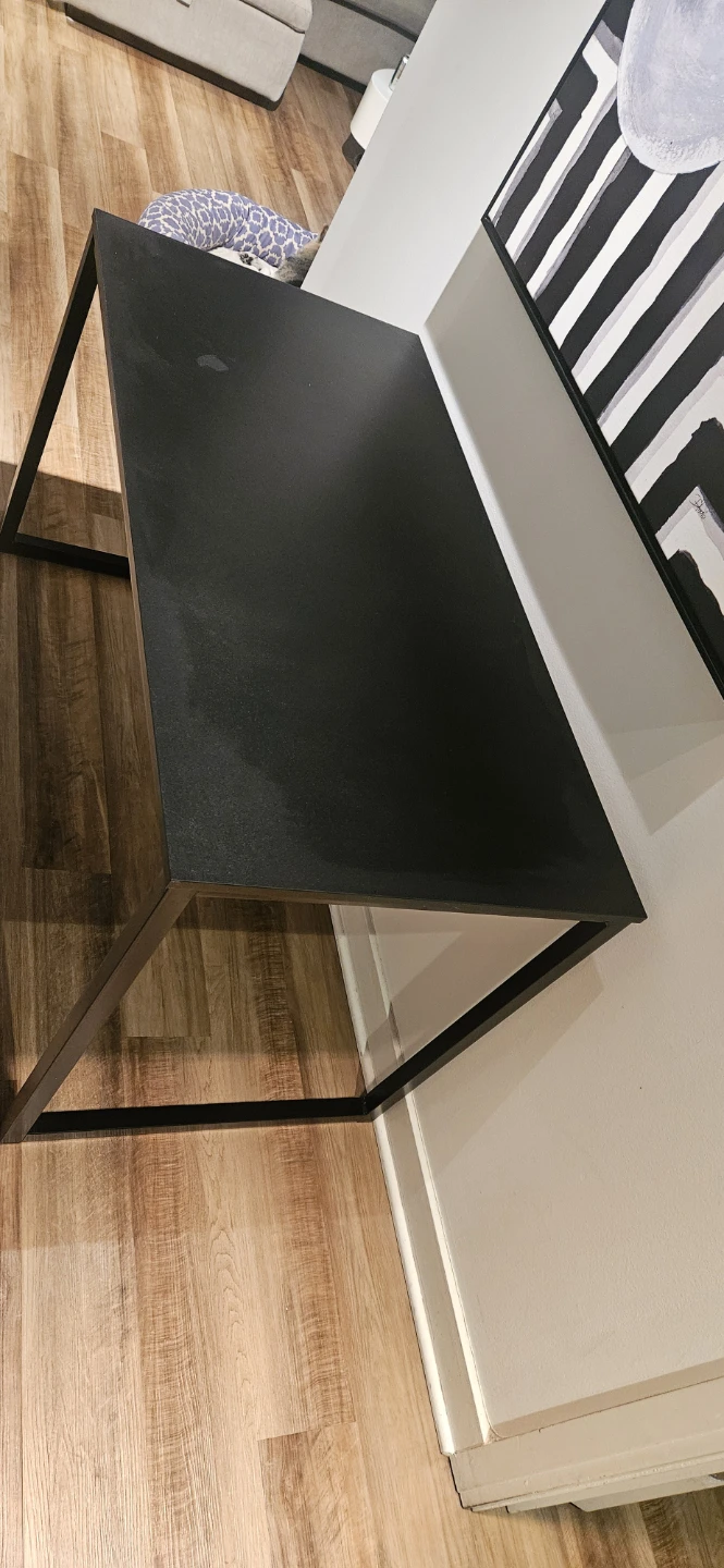 Black Metal Frame Desk - photo 2