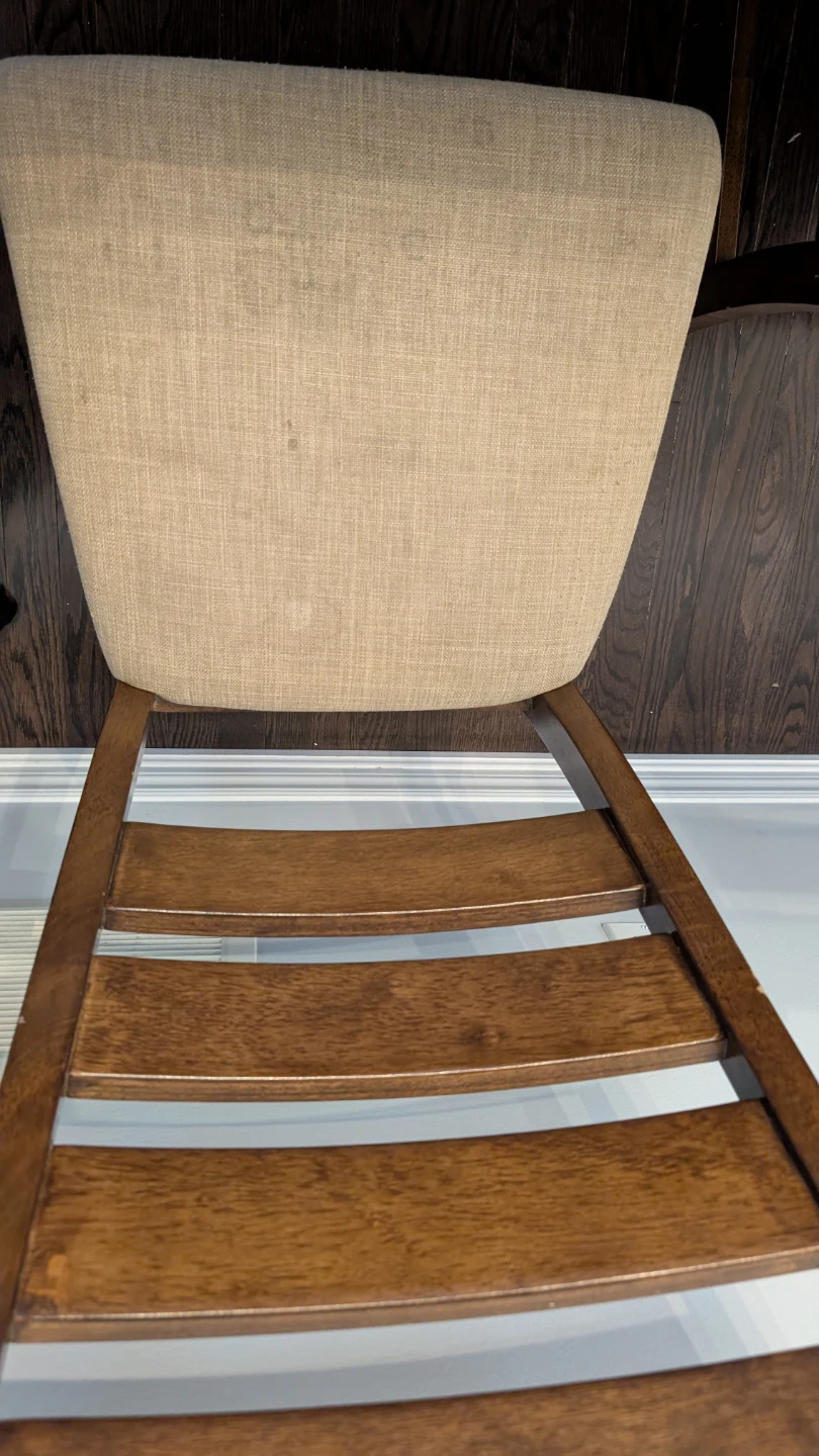Wooden dining chair and bench set - photo 3