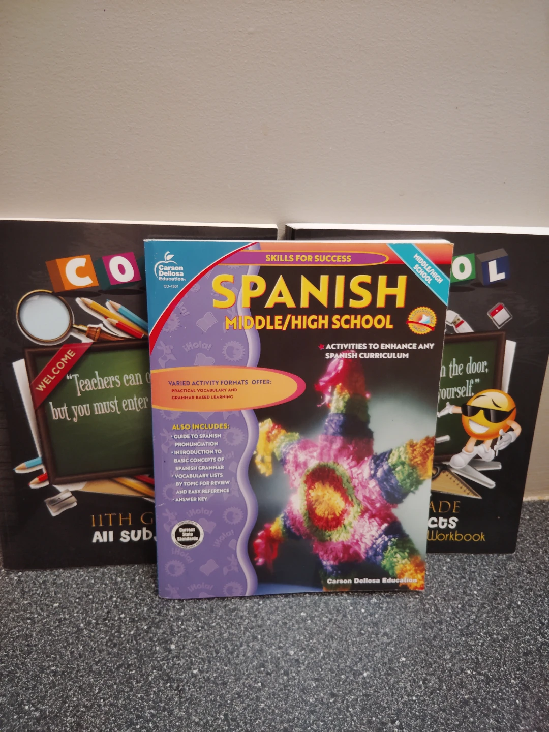 Brand New 11th Grade Homeschool & Spanish Workbook Lot - photo 2