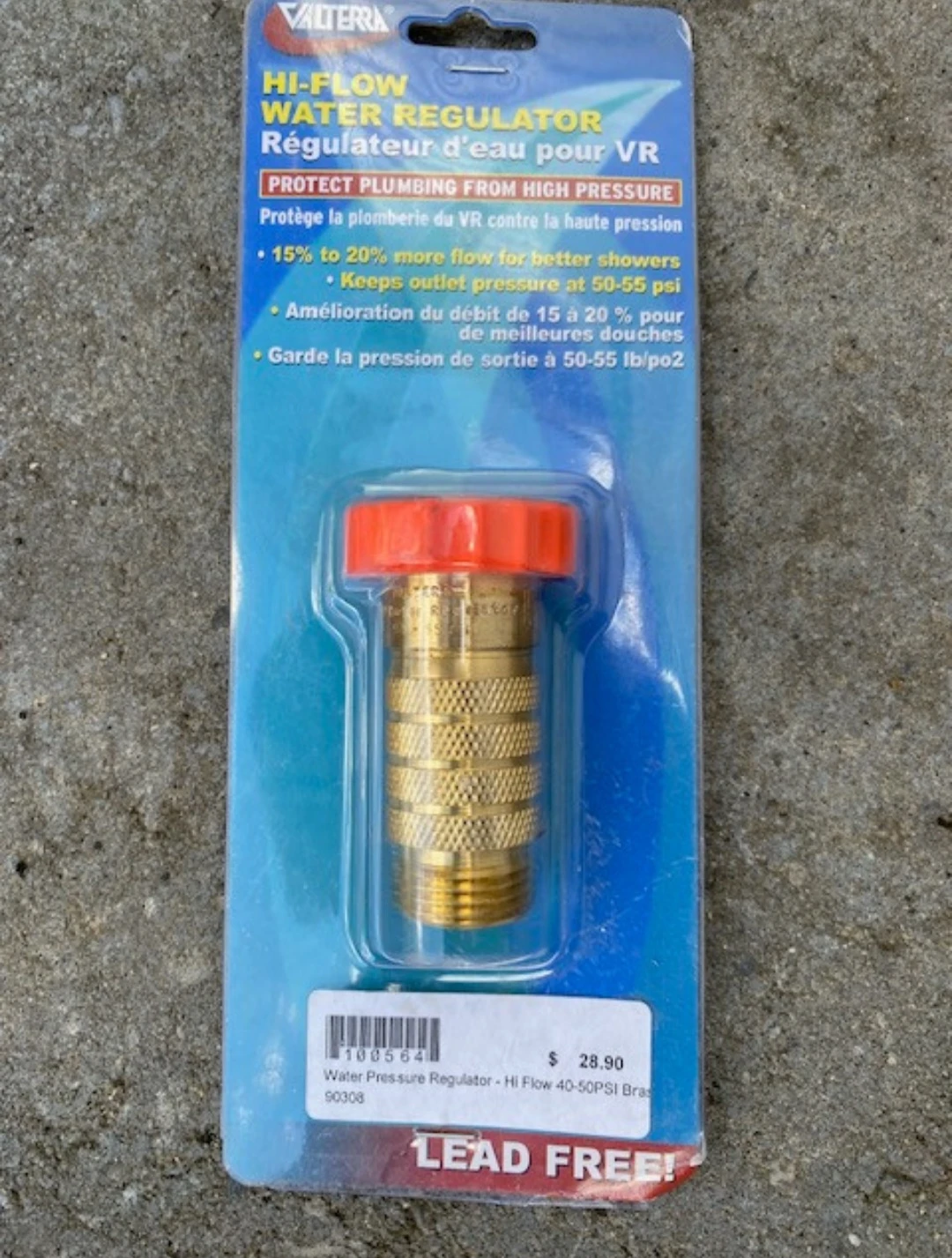 Valterra Hi-Flow Water Regulator