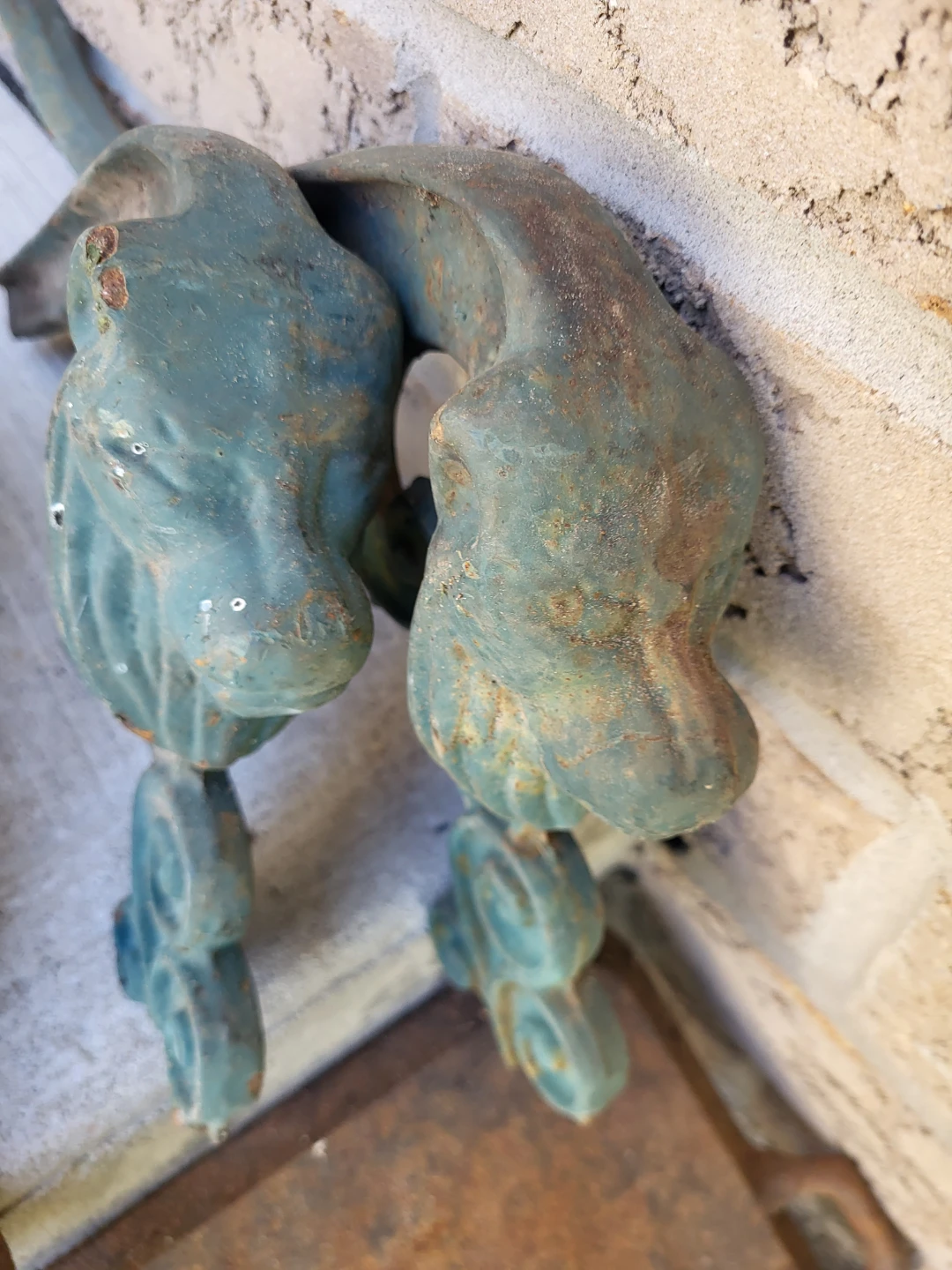 Vintage Cast Iron Stove Burner Grate and Legs - photo 2