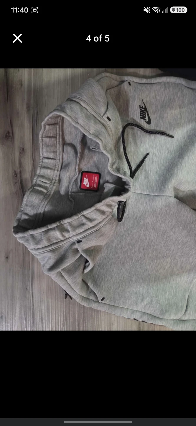 Nike Tech Fleece Tracksuit Grey - photo 4