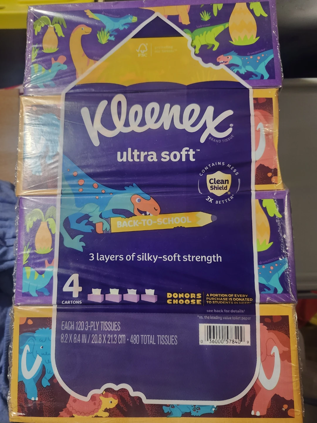 Kleenex Ultra Soft Tissues - 4 Cartons