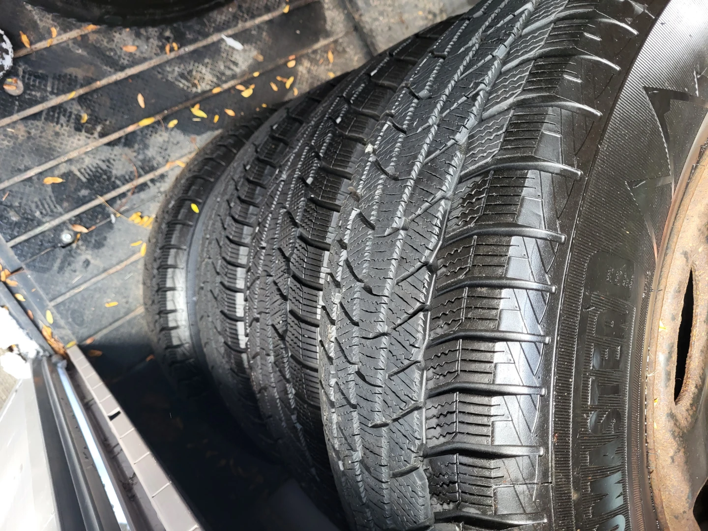 !Four Motomaster winter tires. Size is 235/70R16. - photo 3