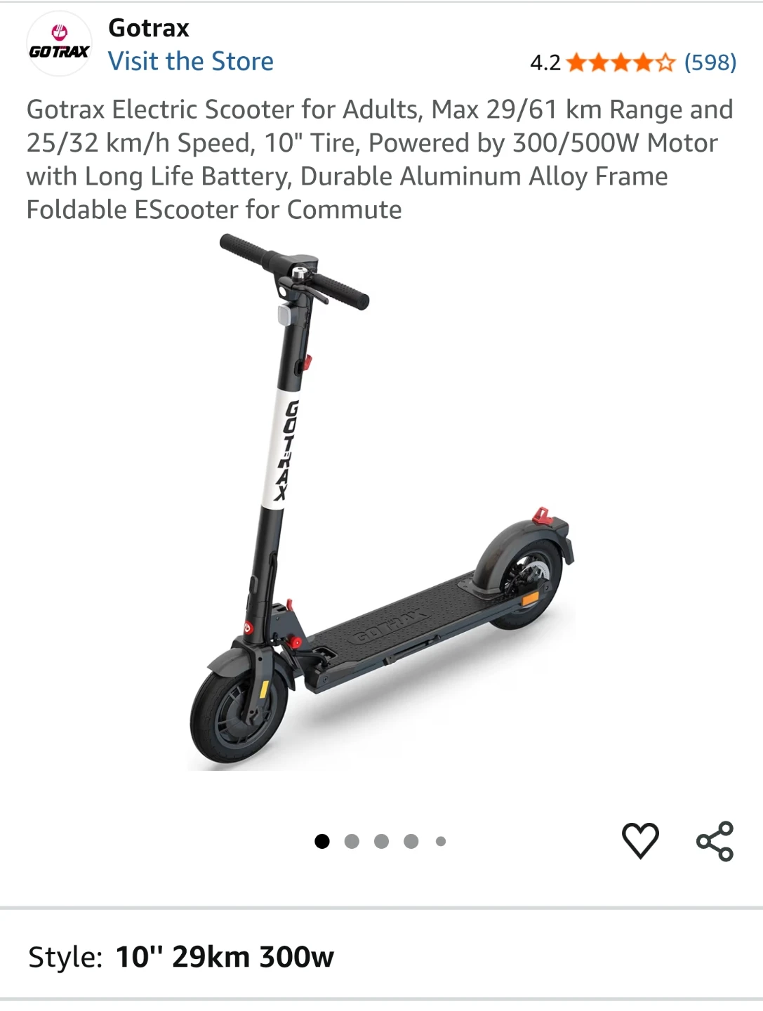 Gotrax Electric Scooter XR Elite - photo 3