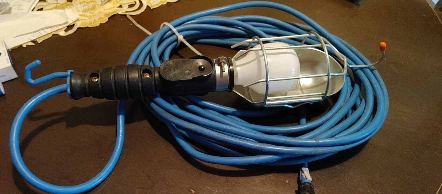 Woods Work Light with Cage
