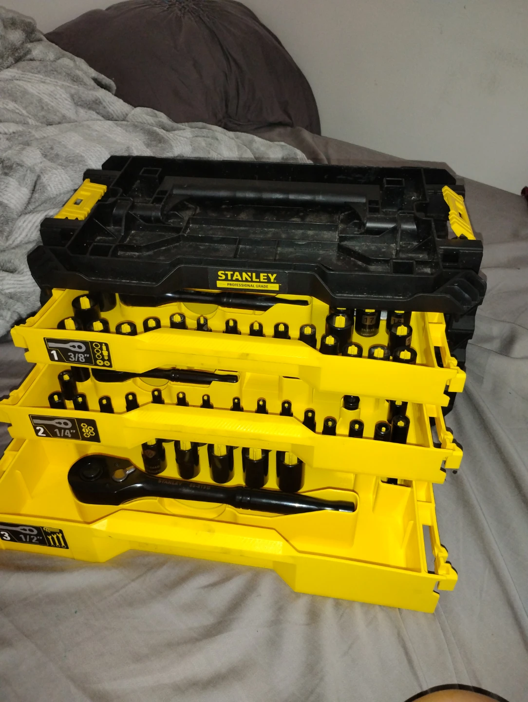 Stanley Tool Set with Socket Set and Hex Keys
