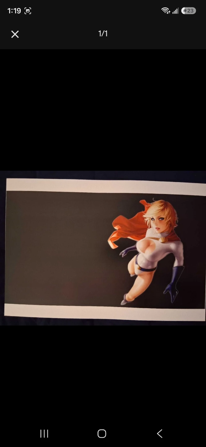 DC Comics Poster on cardstock. (Only 1 available)