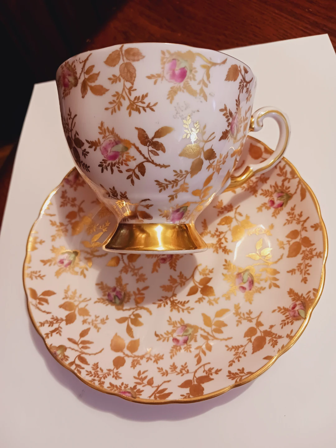 Tuscan Fine English Bone China Tea Cup and Saucer - photo 4