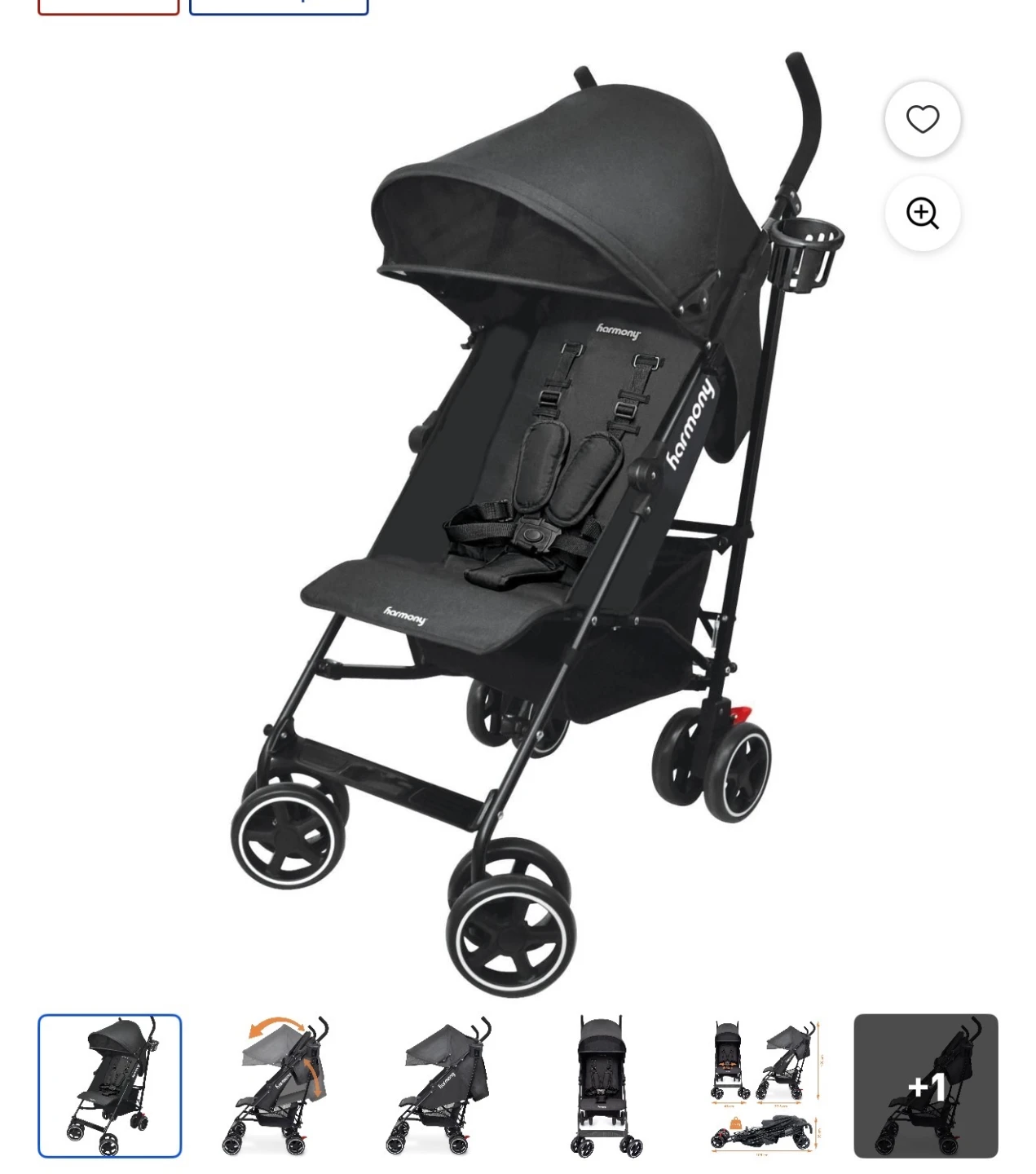 Harmony Lightweight Stroller