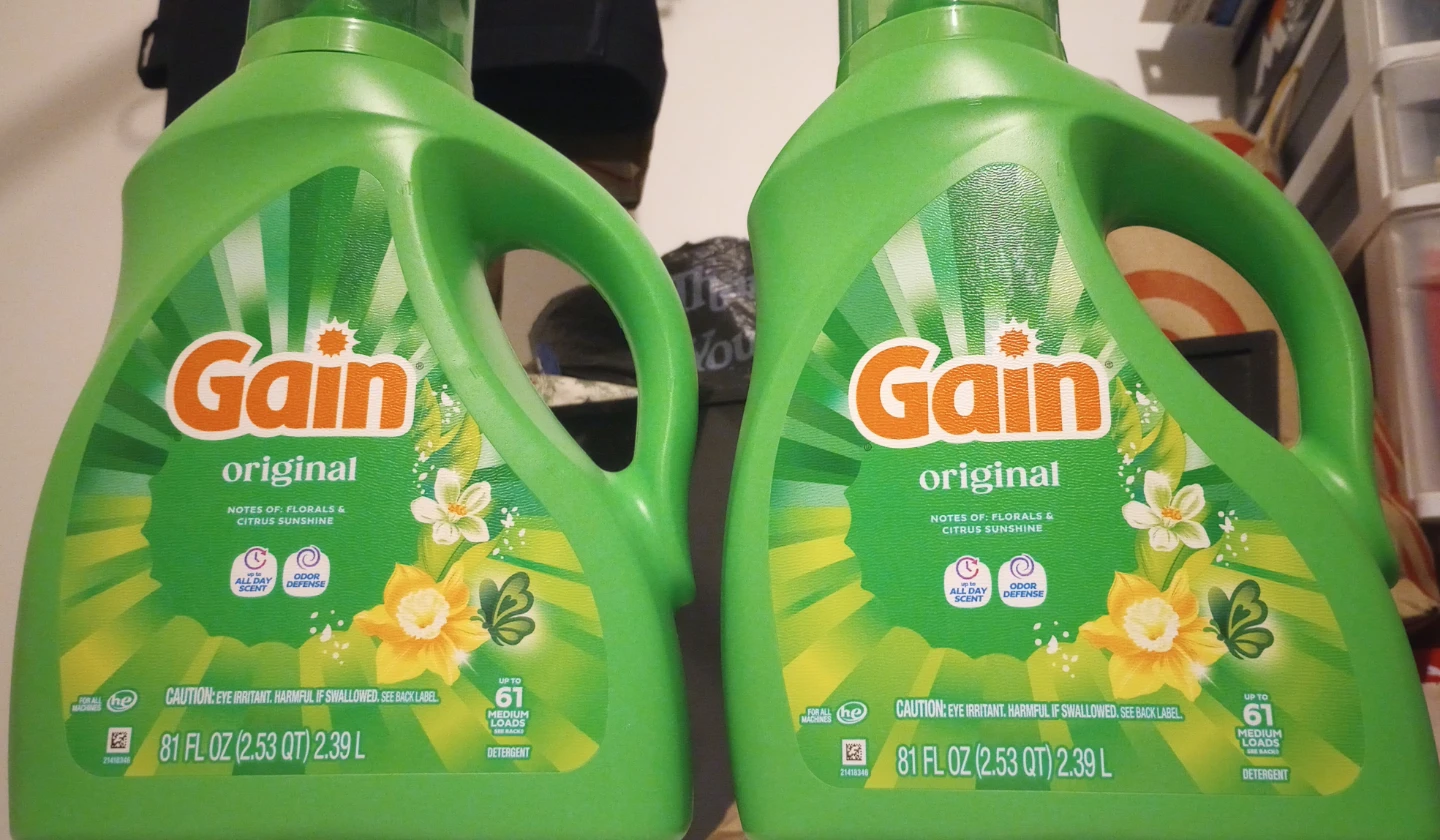 Gain Laundry Detergent (81 FL Oz) - 2 for $20