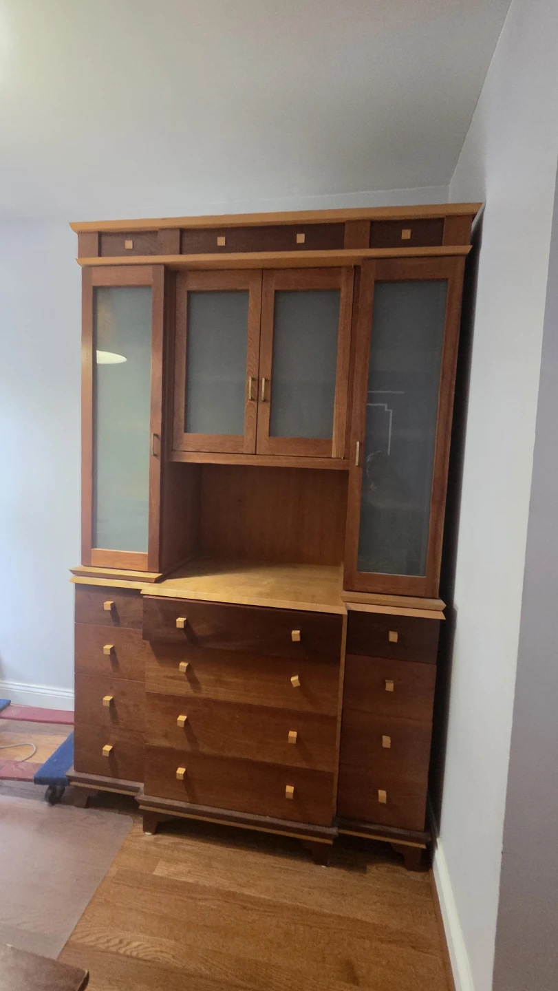 Armoire w/ side table