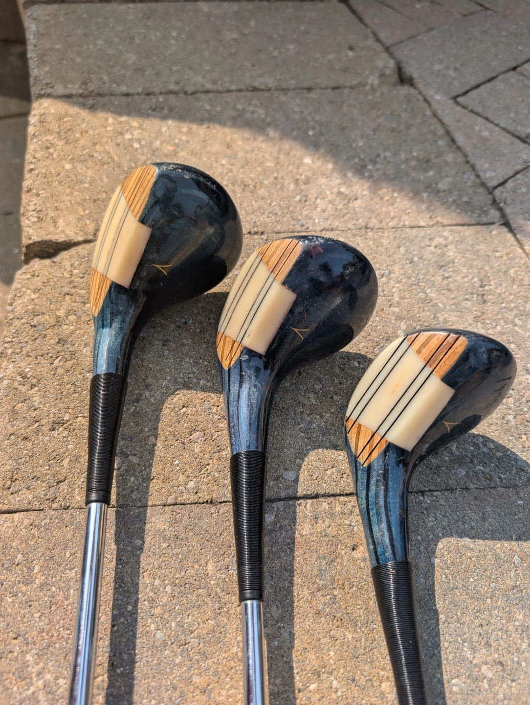 Right Handed Vintage Wood Golf Drivers
