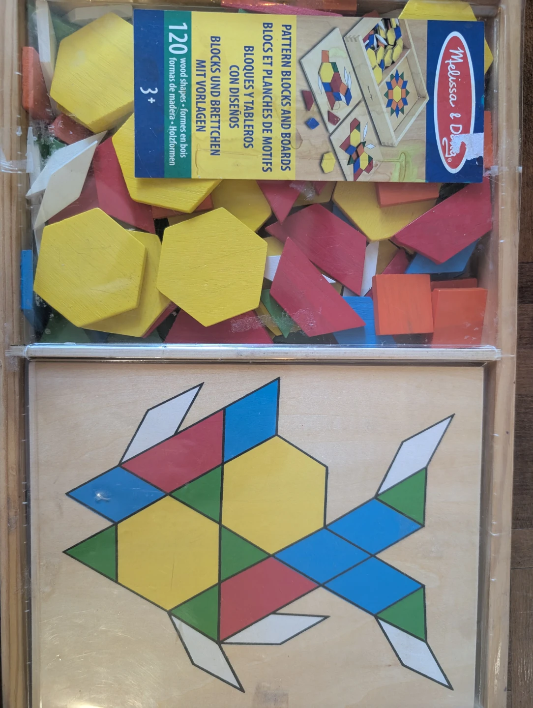 Melissa & Doug Pattern Blocks and Boards Set - photo 2