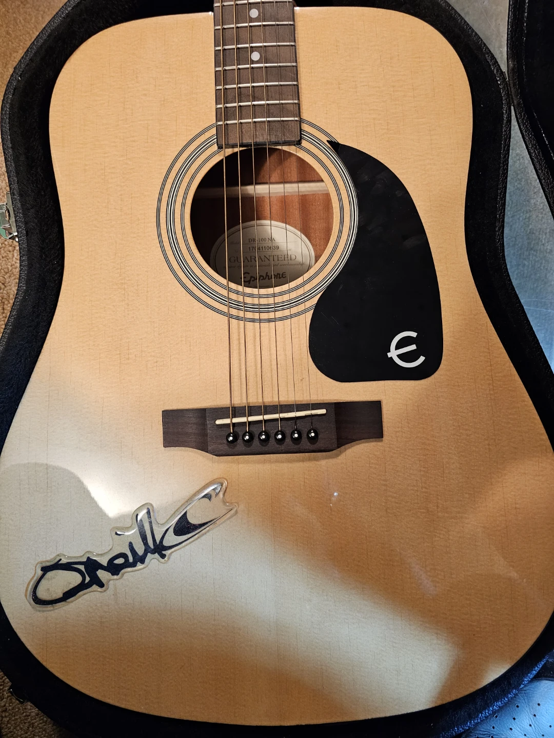 Epiphone DR-100 acoustic guitar with Case