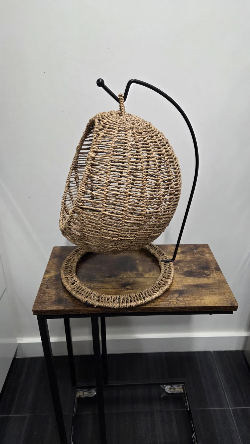 Wicker hanging basket - photo 5